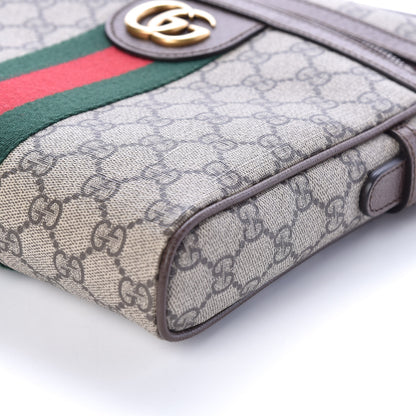 Gucci GG Supreme Monogram Web Small Ophidia Messenger Bag Brown 9 of 10
