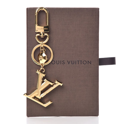 Louis Vuitton LV Facettes Bag Charm Key Holder Gold 6 of 6