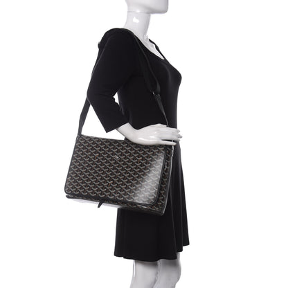 Goyard Goyardine Capetien Messenger Bag Black 2 of 8
