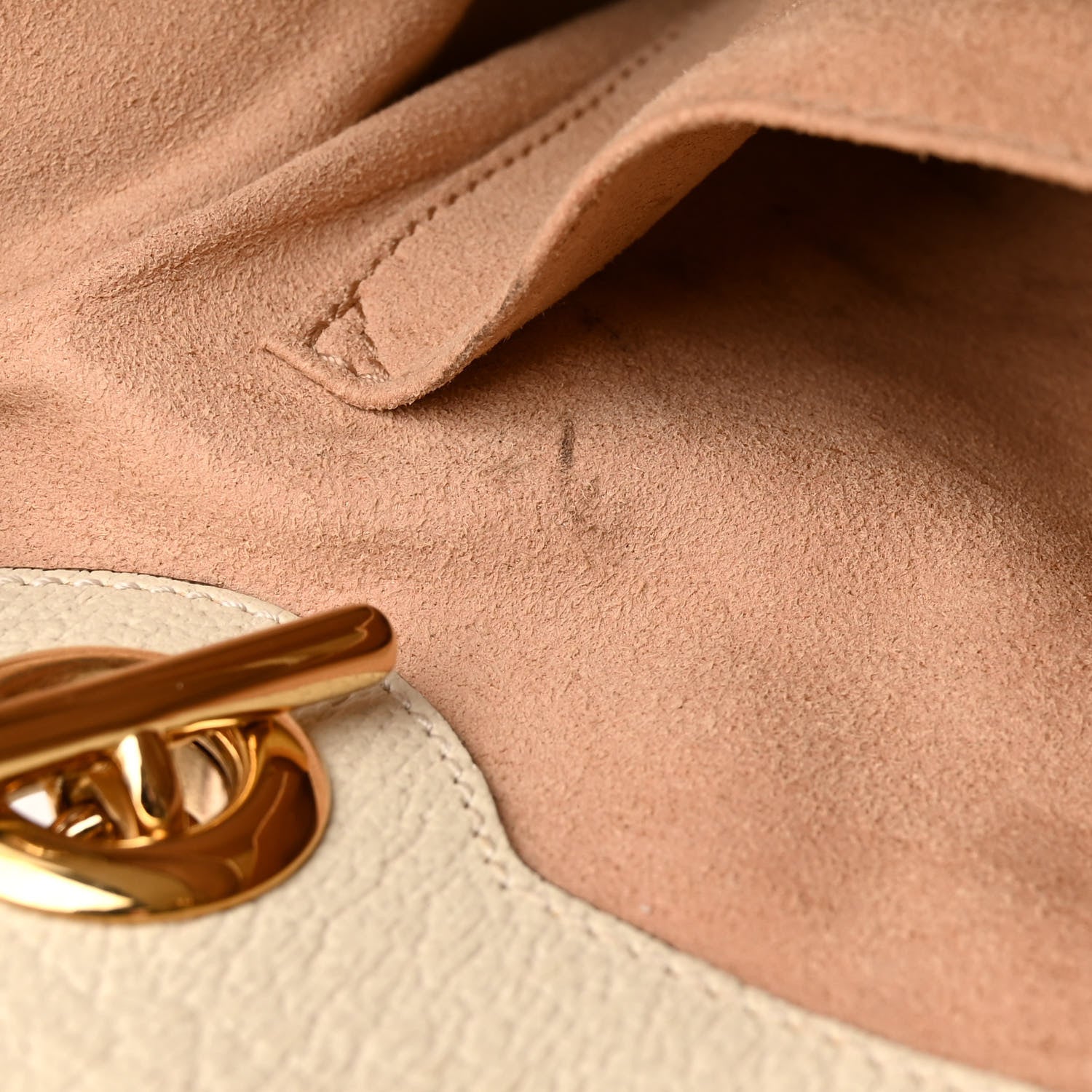 Gucci GG Supreme Monogram Flora Textured Calfskin Small Padlock Tote Beige Ebony Multicolor Mystic White 12 of 14