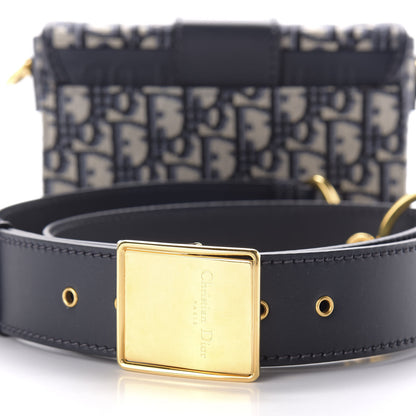 Christian Dior Oblique 30 Montaigne Box Bag Blue 11 of 13