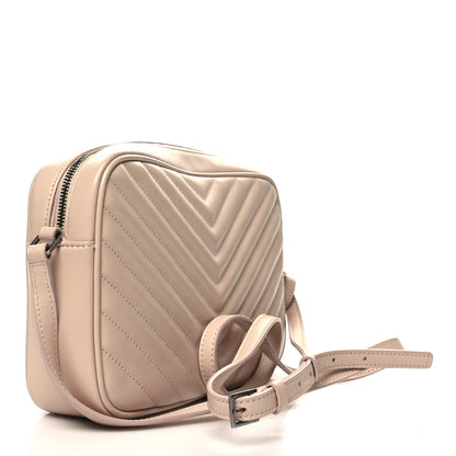 Saint Laurent Calfskin Matelasse Monogram Lou Camera Bag Marble Pink 3 of 10