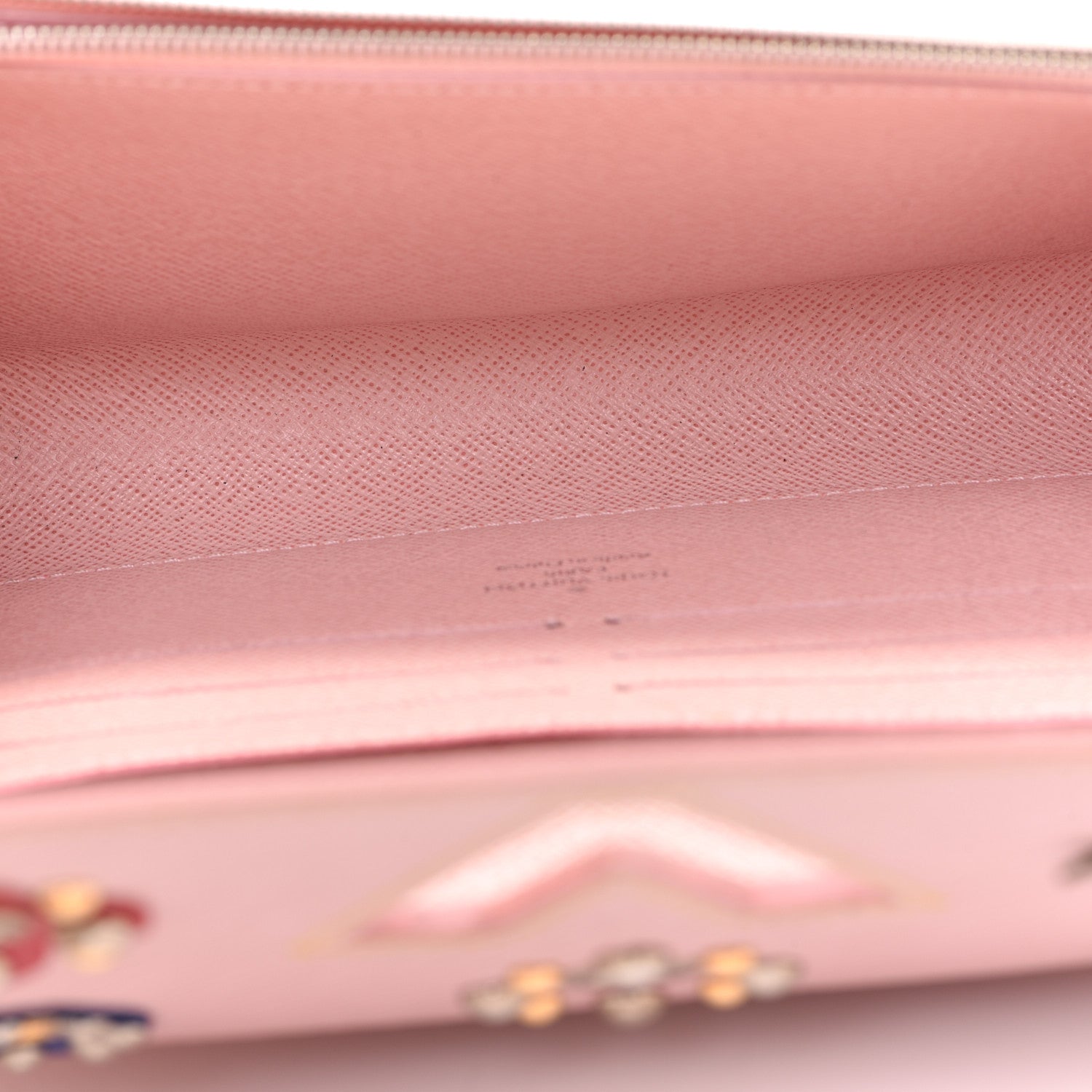 Louis Vuitton Epi Mechanical Flowers Twist Chain Wallet Rose Ballerine 5 of 13