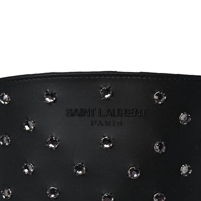 Saint Laurent Rubber Studded Festival Rain Boots 42 Black 9 of 10