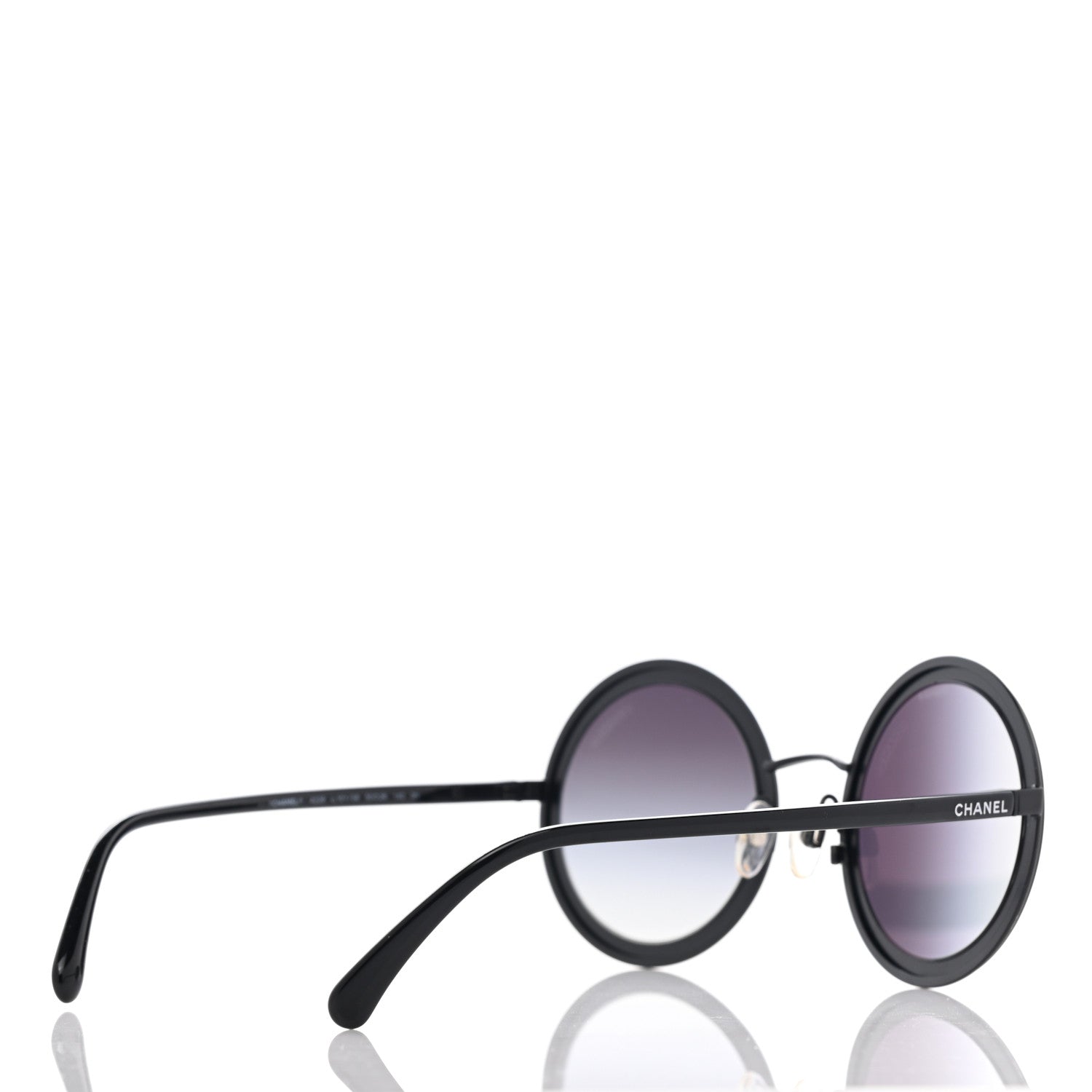 Chanel Round Sunglasses 4226 Black 4 of 12