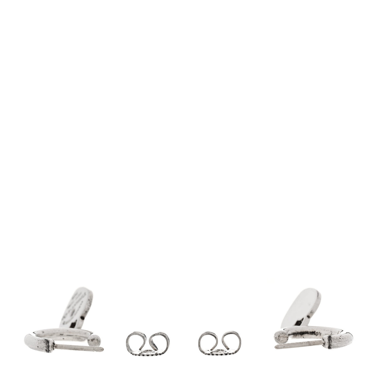 Sterling Silver Diamond Mini Return To Tiffany Heart Hoop Earrings