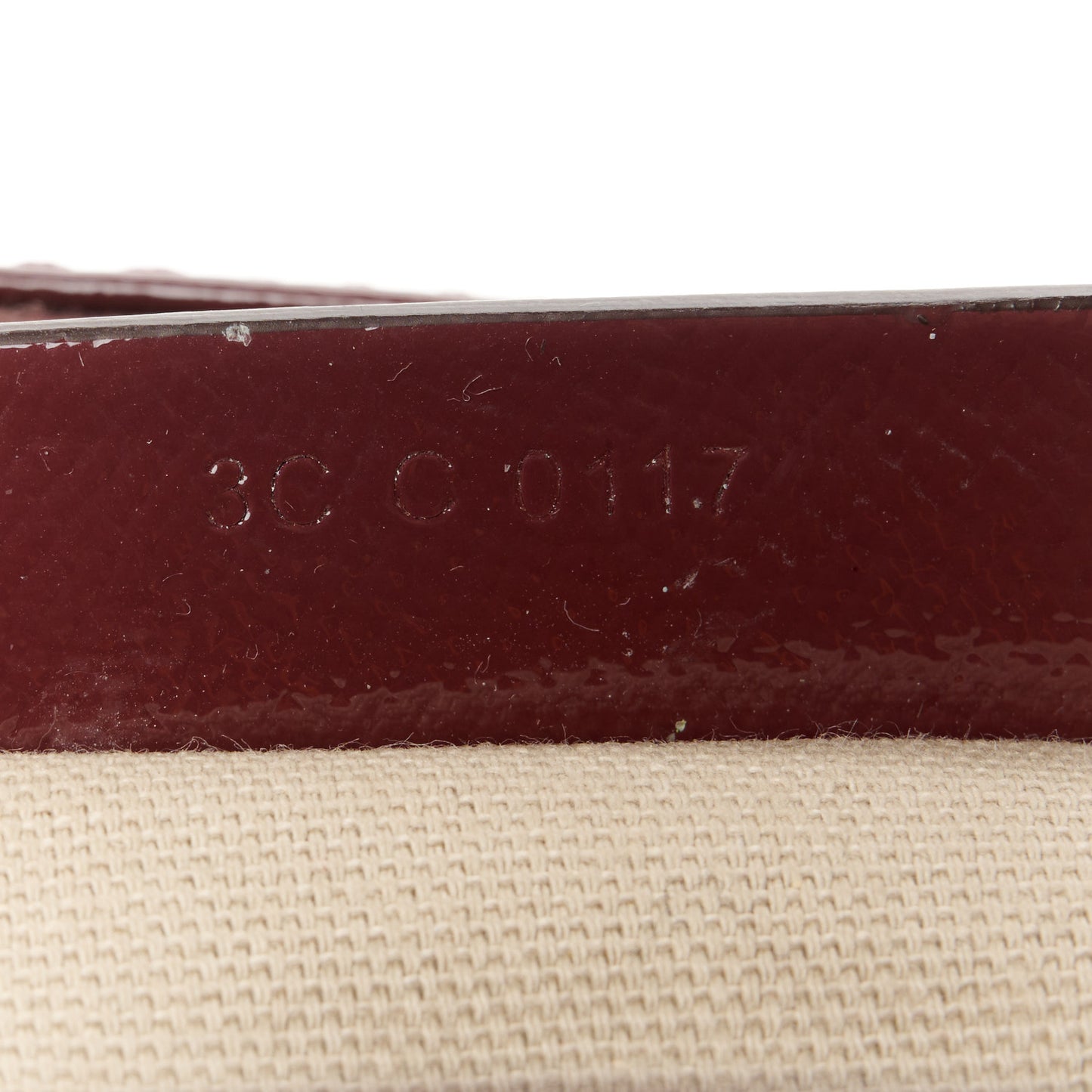 Textured Patent Calfskin Mini Antigona Aubergine