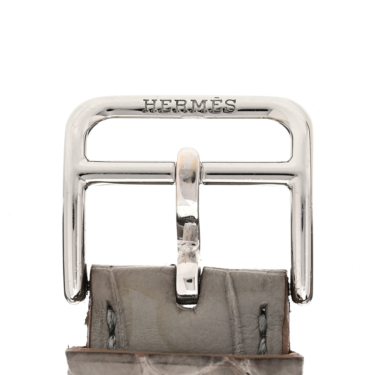 Alligator Heure H Hour Watch 30mm Strap Gris Perle