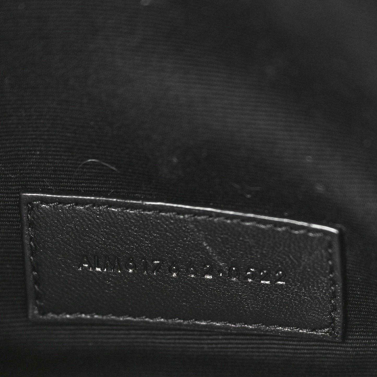 Grain De Poudre Matelasse Chevron Monogram Envelope Clutch Black