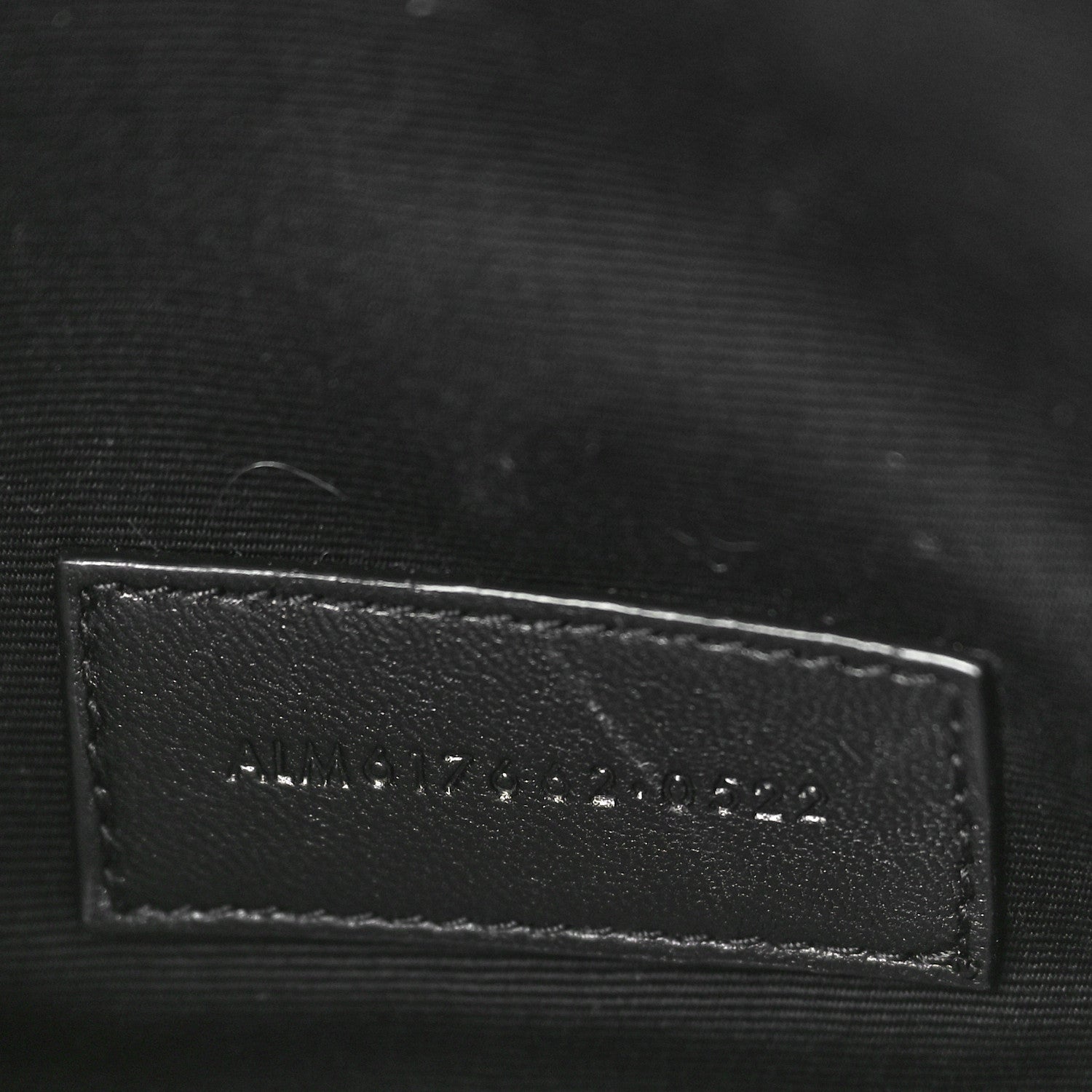 Saint Laurent Grain De Poudre Matelasse Chevron Monogram Envelope Clutch Black 7 of 10