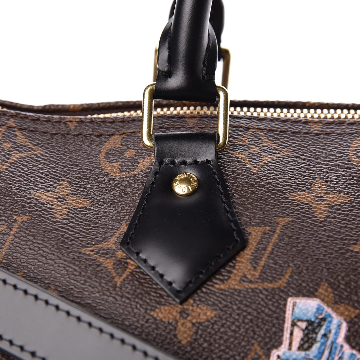 Monogram My World Tour Speedy Bandouliere 30 Black