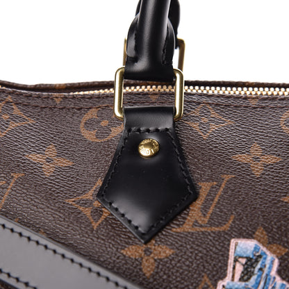 Louis Vuitton Monogram My World Tour Speedy Bandouliere 30 Black 8 of 11