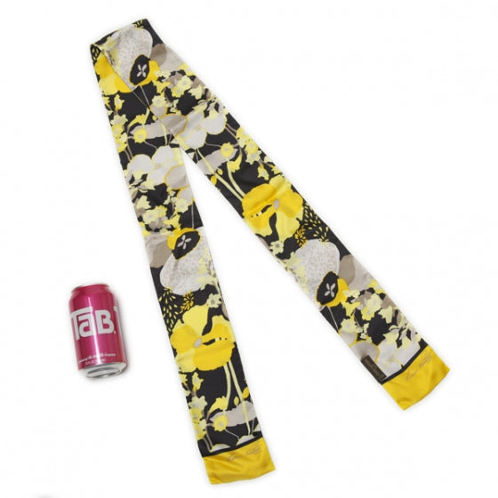Louis Vuitton Silk Hibiscus Bandeau Yellow 2 of 3