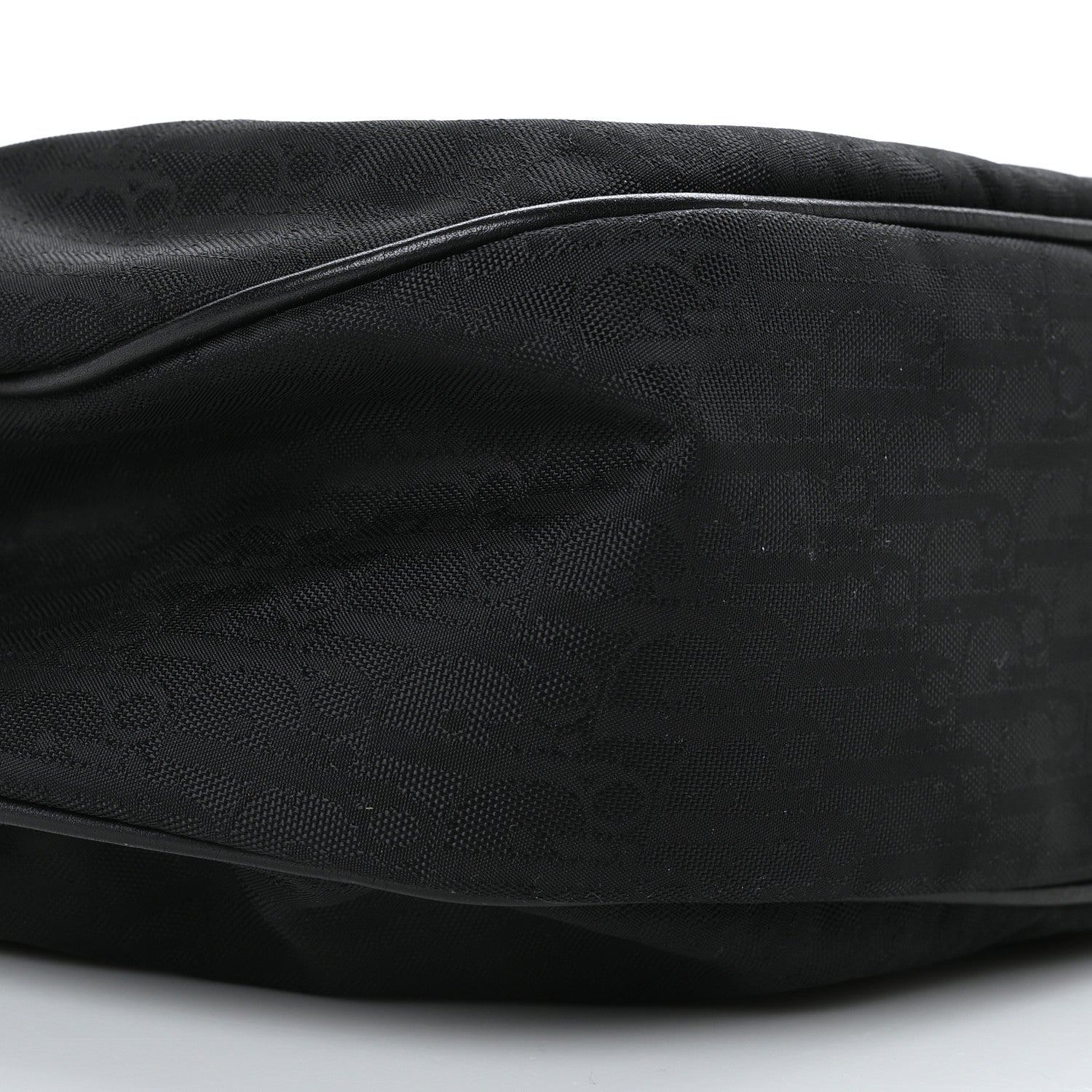 Christian Dior Nylon Monogram Lovely Hobo Black 17 of 21