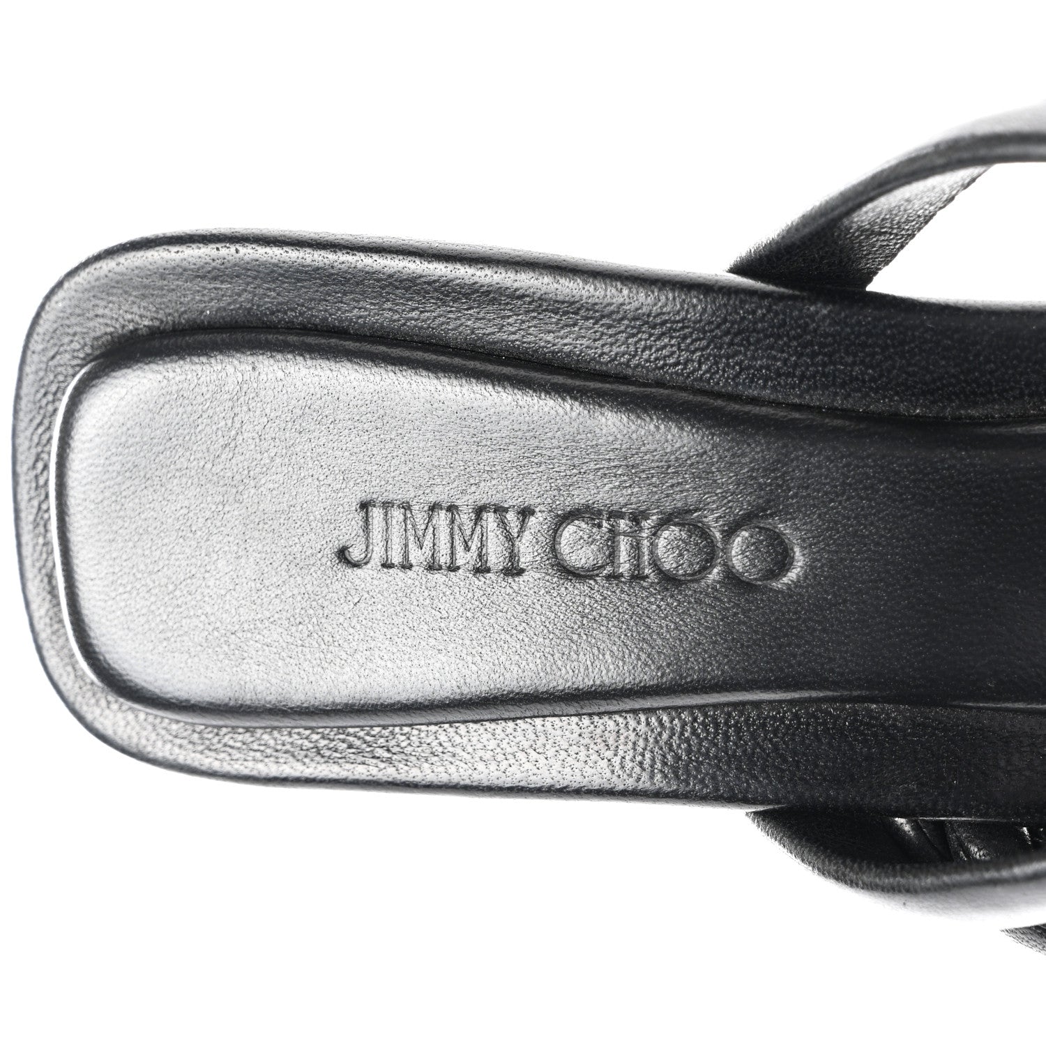 Jimmy Choo Nappa Diosa 90 Sandals 38 Black 7 of 9