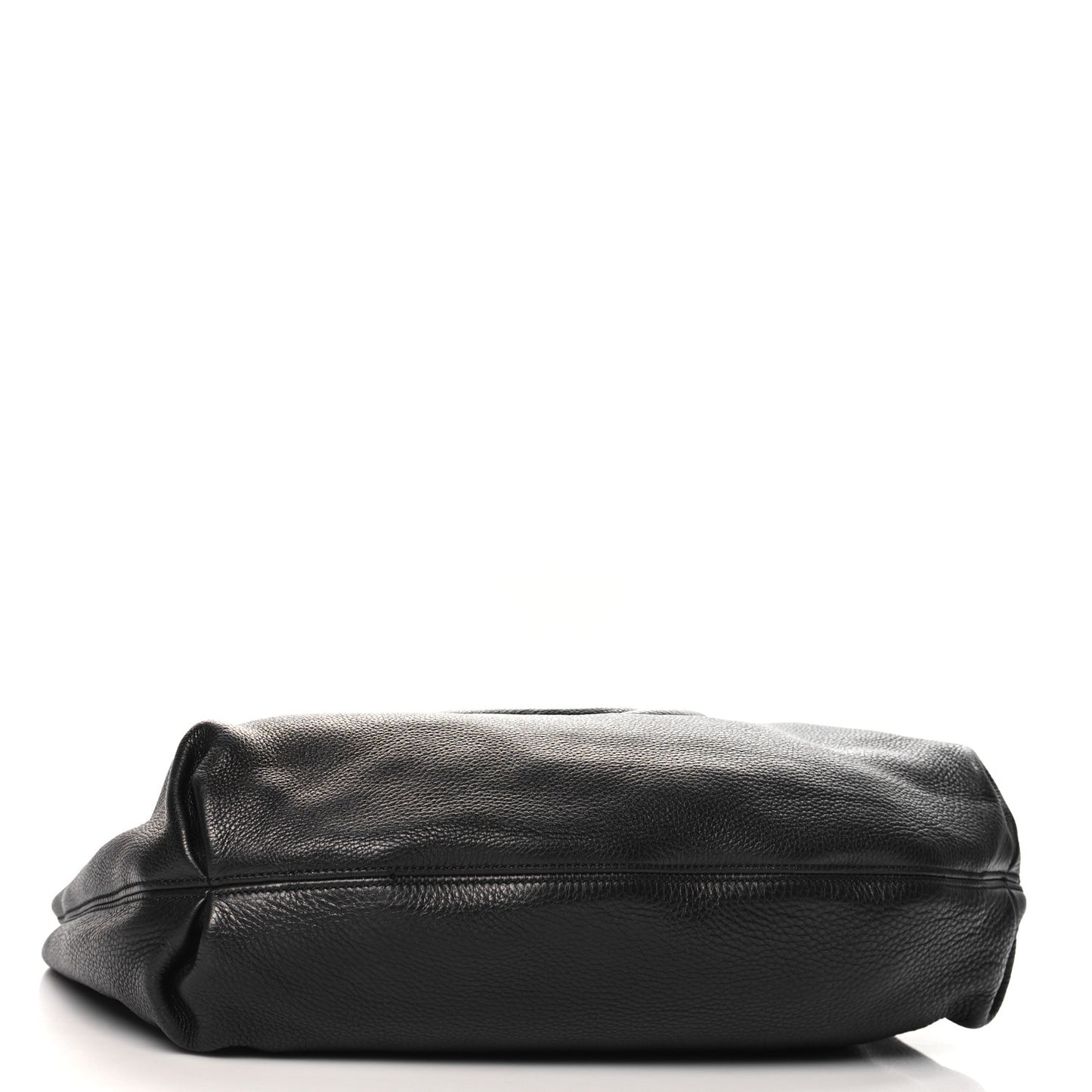 Pebbled Calfskin Soho Hobo Black