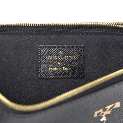 Louis Vuitton Monogram Giant Jungle Pochette Double Zip Black 6 of 10