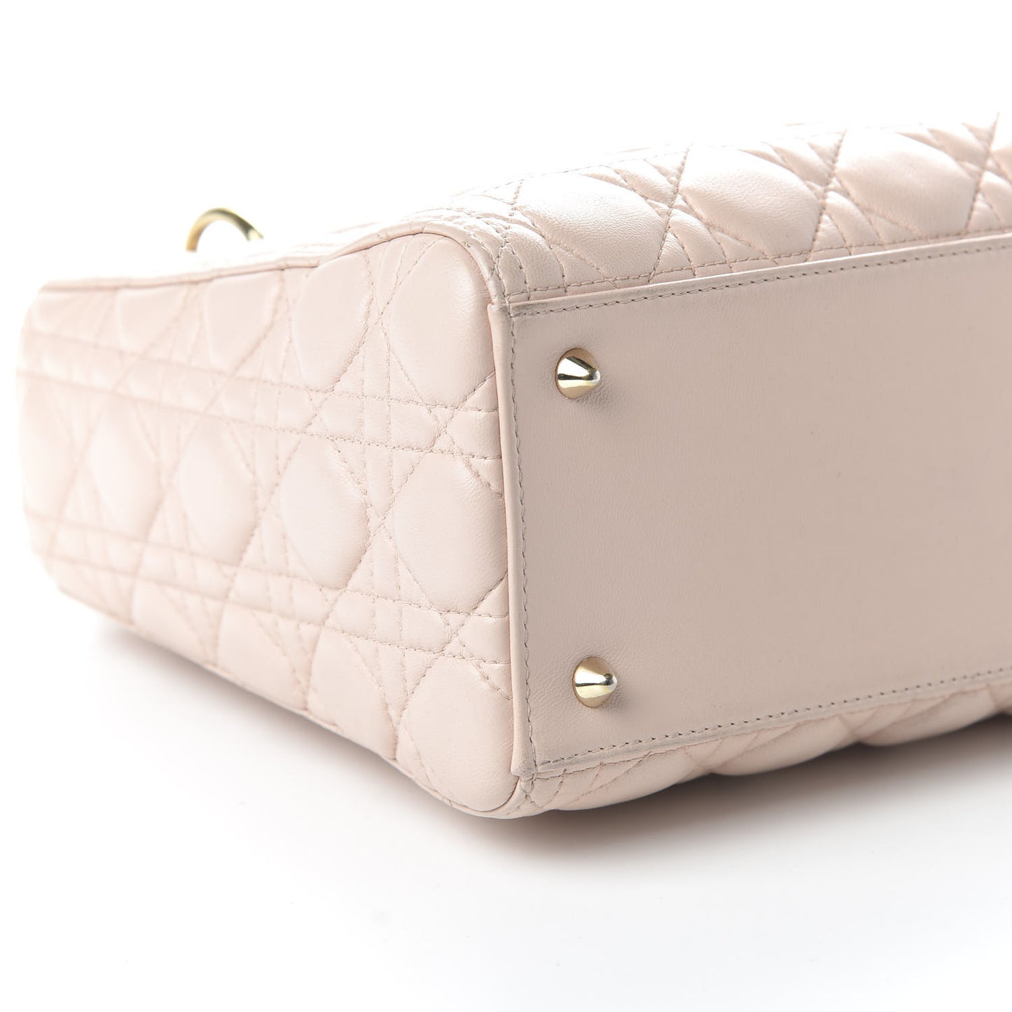 Lambskin Cannage Medium Lady Dior Light Pink