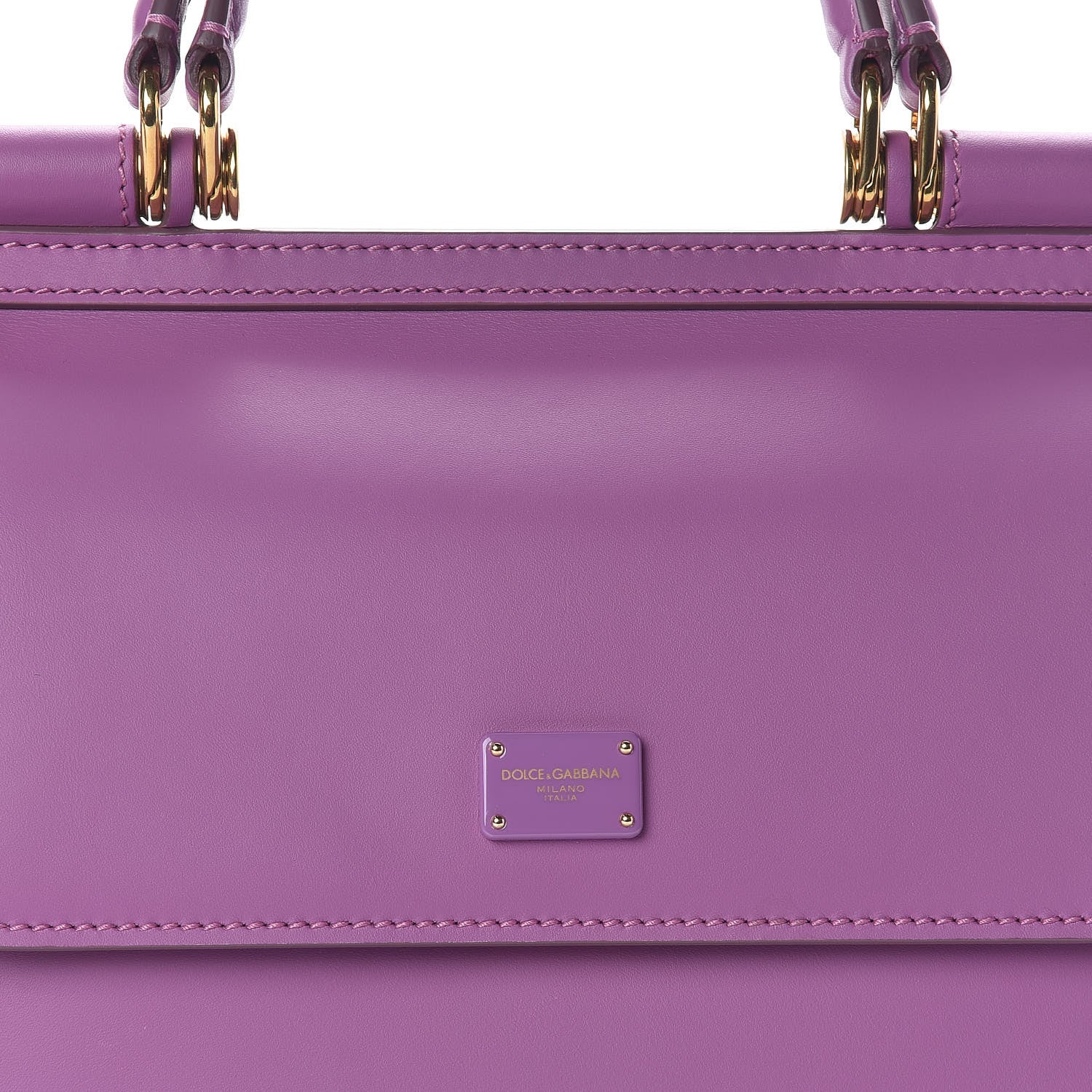 Dolce & Gabbana Calfskin Small Sicily 58 Bag Lavender 10 of 11