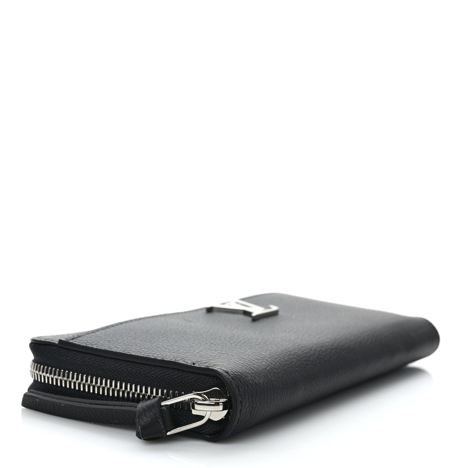 Louis Vuitton Calfskin Zippy Lockme Wallet Black 4 of 10