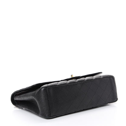 Chanel Caviar Quilted Maxi Double Flap Black 3 of 19