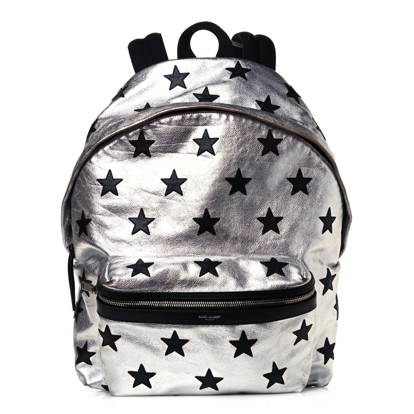 Metallic Buffalo Star Hunting Backpack Silver Black