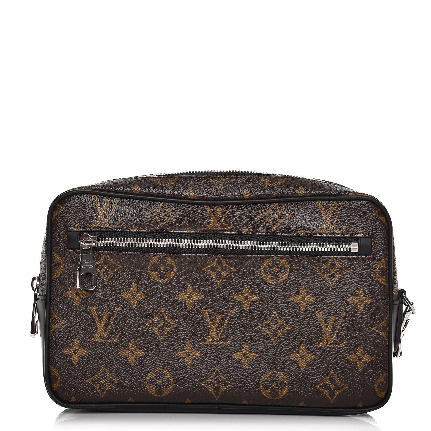 Louis Vuitton Monogram Macassar Kasai Clutch Black 1 of 6