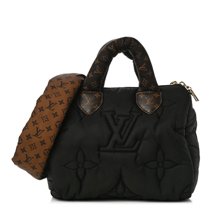 Louis Vuitton Econyl Mini Monogram Pillow Speedy Bandouliere 25 Black 1 of 10