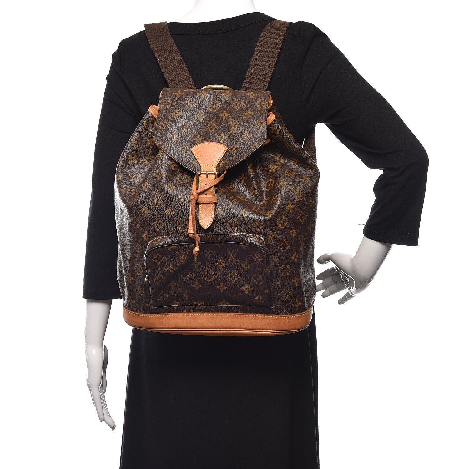 Louis Vuitton Monogram Montsouris GM Backpack 2 of 12