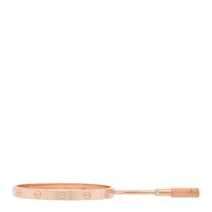 Cartier 18K Pink Gold LOVE Bracelet 17 4 of 5
