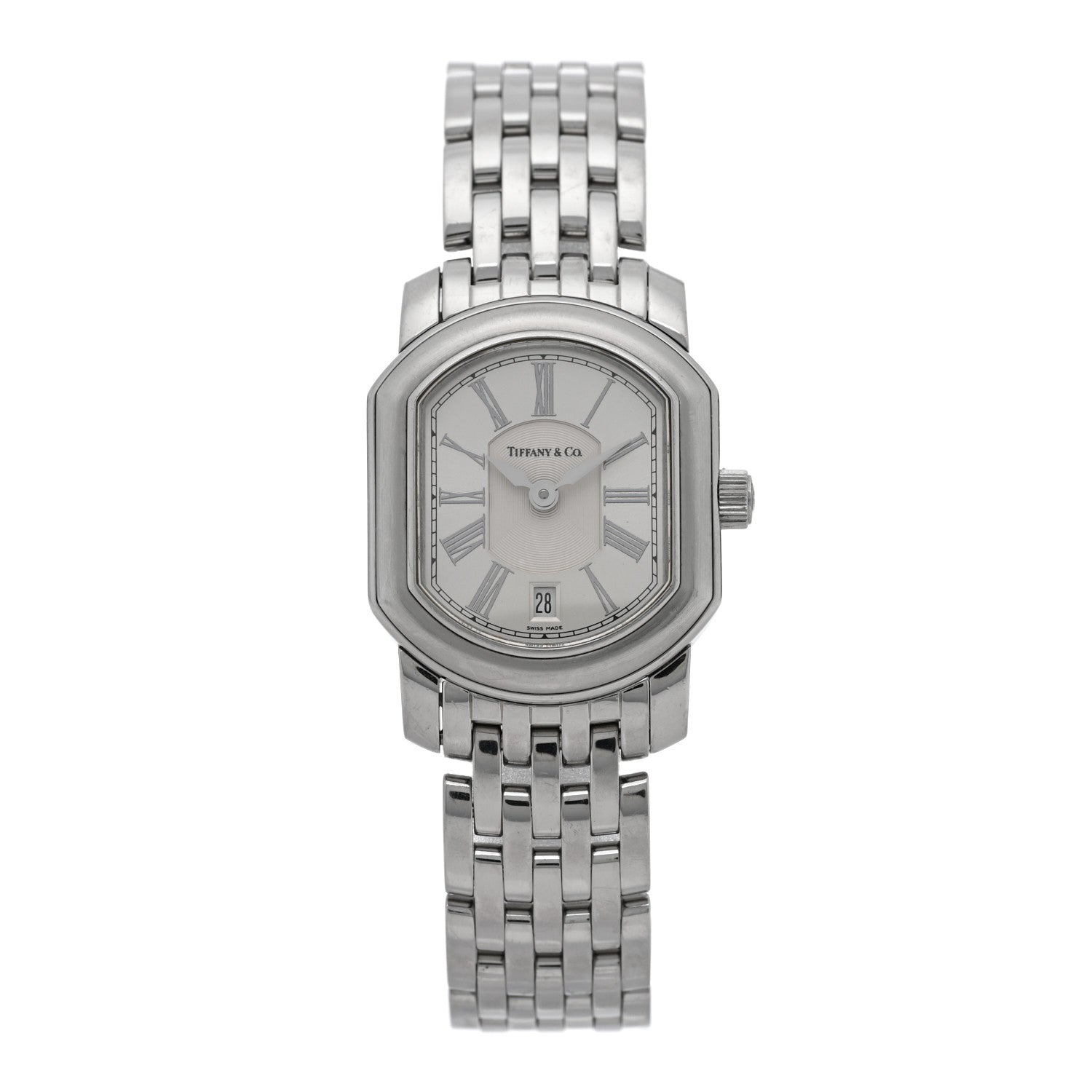 Tiffany Stainless Steel 24mm Mark Coupe Resonator Quartz Watch 1 of 5