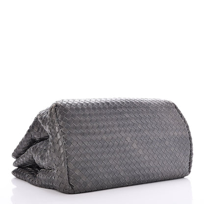 Bottega Veneta Nappa Intrecciato Medium Roma Tote Ferro Gray 4 of 7