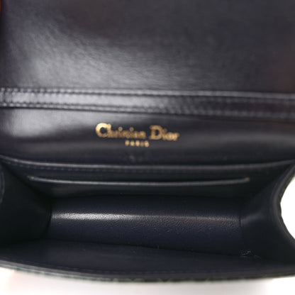 Christian Dior Ceramic Effect Deerskin Baby Diorama Flap Bag Green 5 of 9