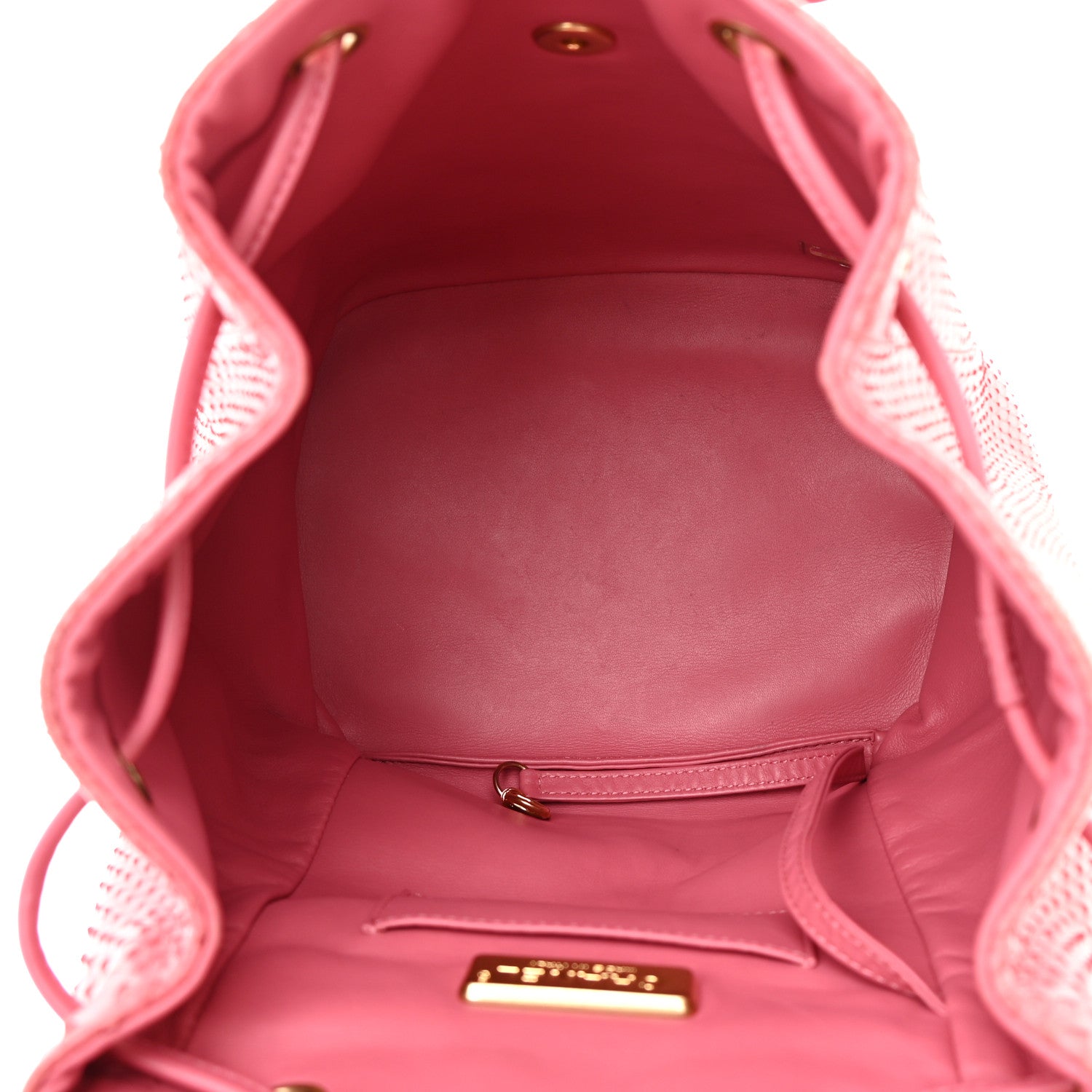 Chanel Snakeskin Backpack Light Pink 5 of 24