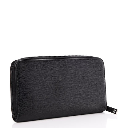 Chanel Caviar Large Timeless CC Zip Around Wallet Black 3 of 9