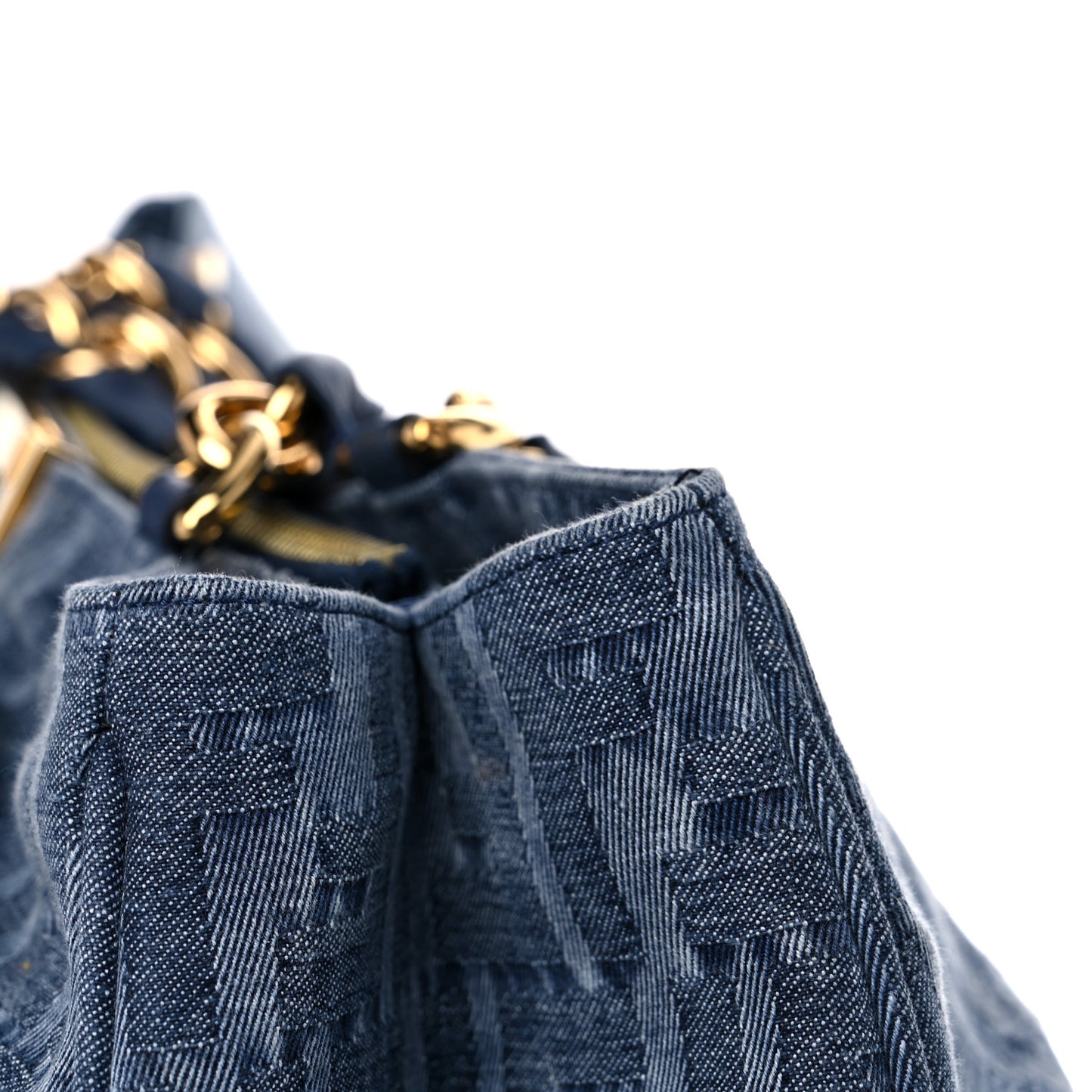 Denim Zucca Mia Tote Blue