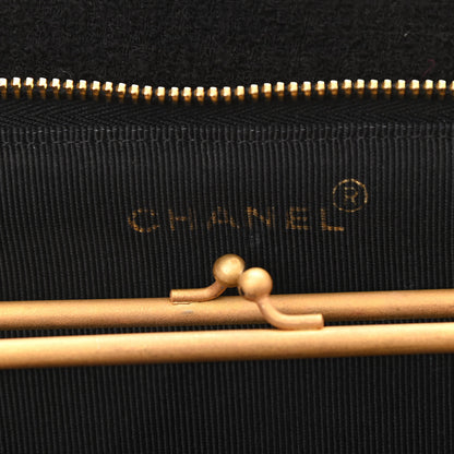 Chanel Jersey Quilted Shopping Tote Black 7 of 13