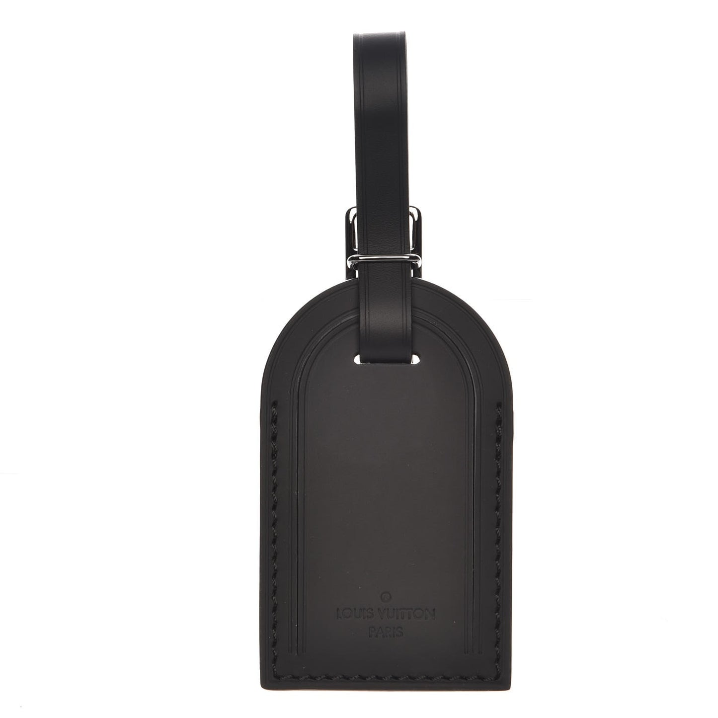 Calfskin Luggage Tag Black