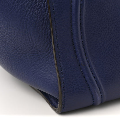 Celine Grained Calfskin Medium Phantom Luggage Indigo 13 of 14