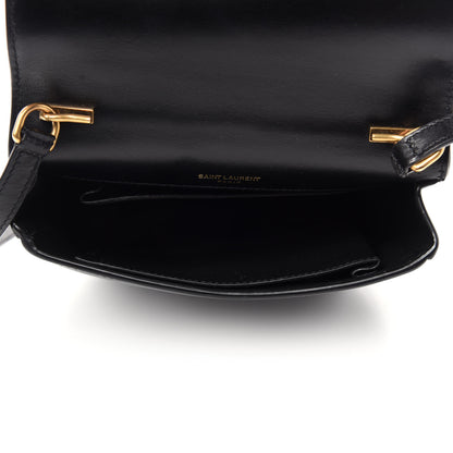Saint Laurent Calfskin Small Datcha Satchel Bag Black 5 of 11