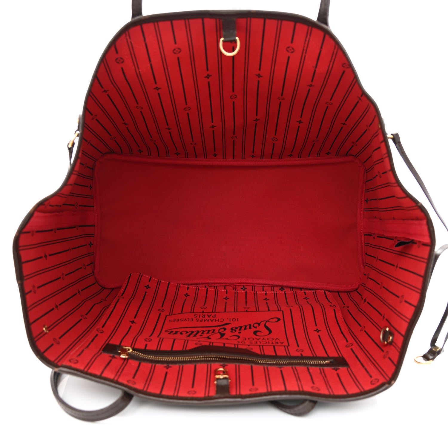 Louis Vuitton Damier Ebene Neverfull GM 5 of 12