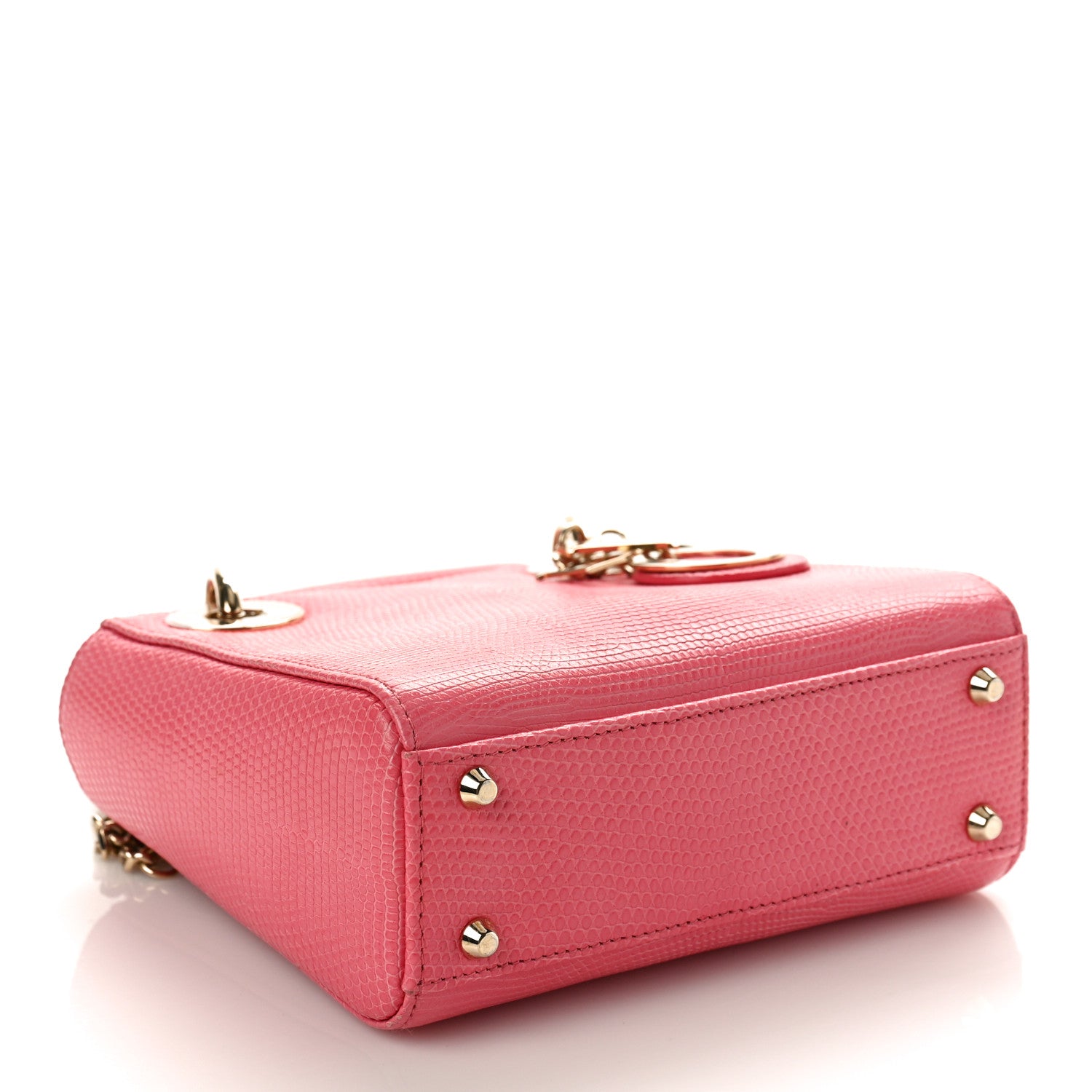 Christian Dior Lizard Mini Lady Dior Pink 4 of 9