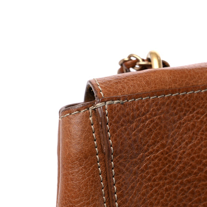 Mulberry Natural Calfskin Small Lily Flap Oak 17 of 19