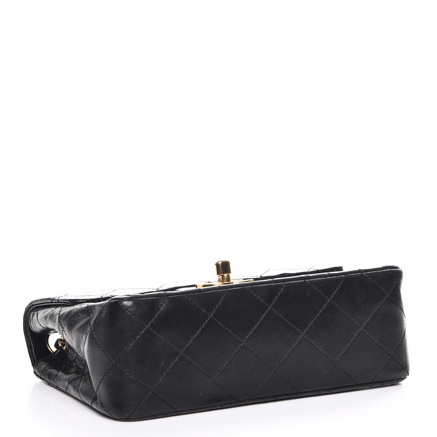 Chanel Lambskin Quilted Mini Square Flap Black 4 of 8