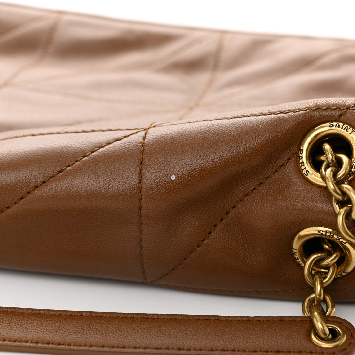 Saint Laurent Lambskin Matelasse Monogram Small Jamie 4.3 Light Fox 11 of 11