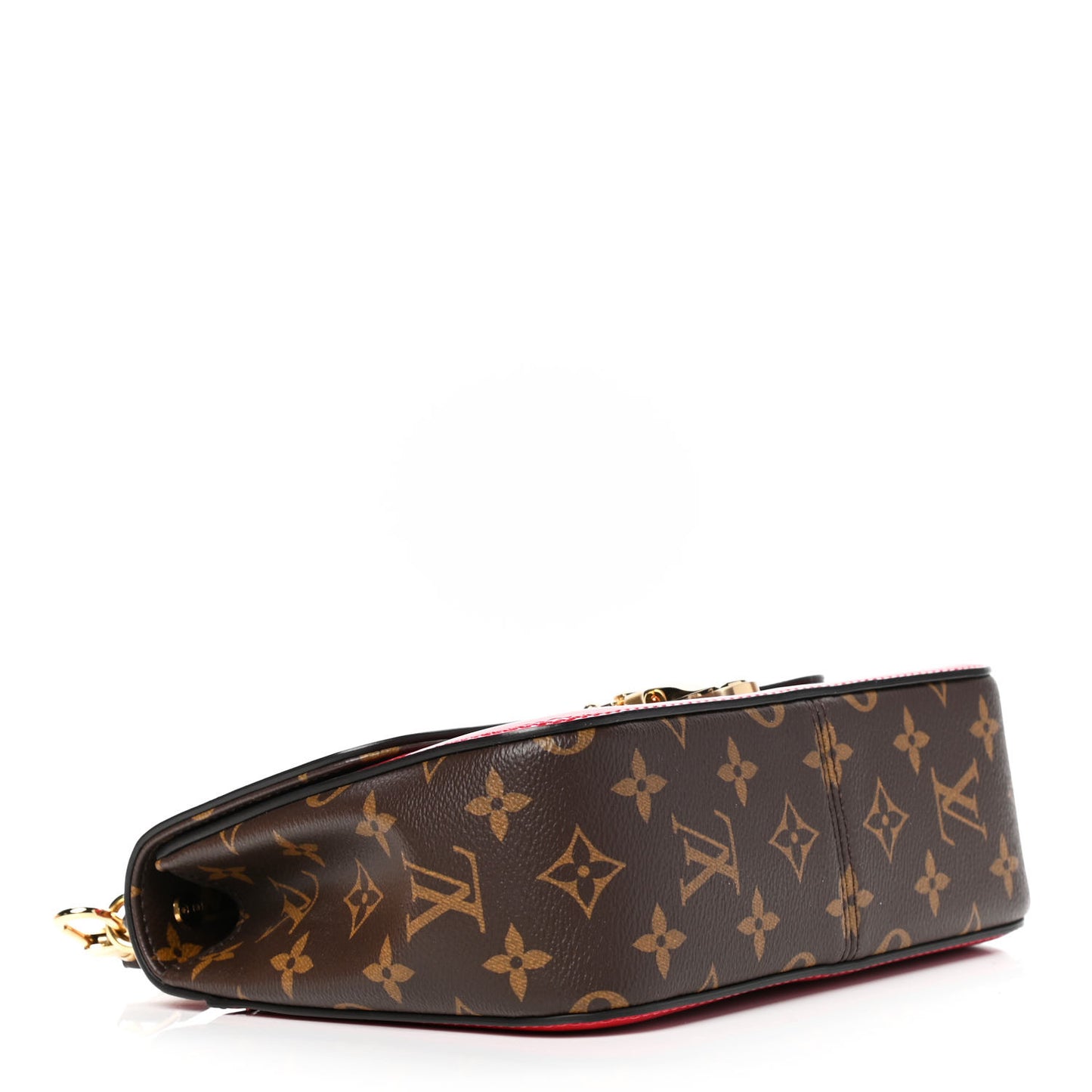 Patent Calfskin Monogram Cherrywood BB Scarlet