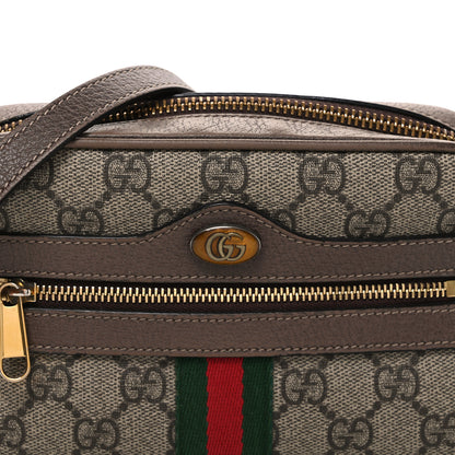 Gucci GG Supreme Monogram Web Mini Ophidia Shoulder Bag Brown 7 of 10