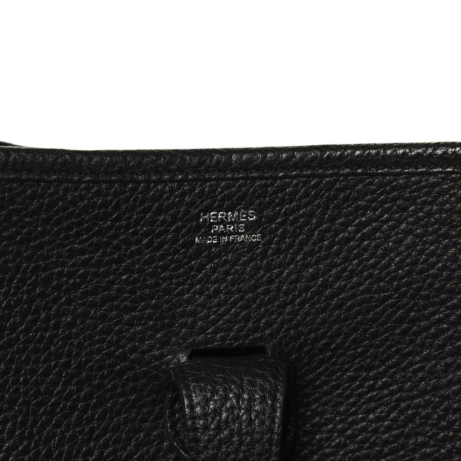 Hermes Taurillon Clemence Evelyne III GM Black 5 of 12