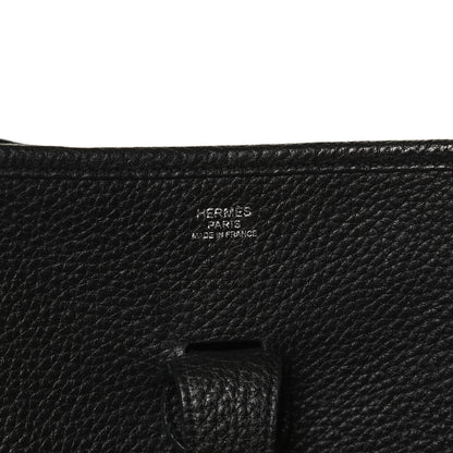Hermes Taurillon Clemence Evelyne III GM Black 5 of 12