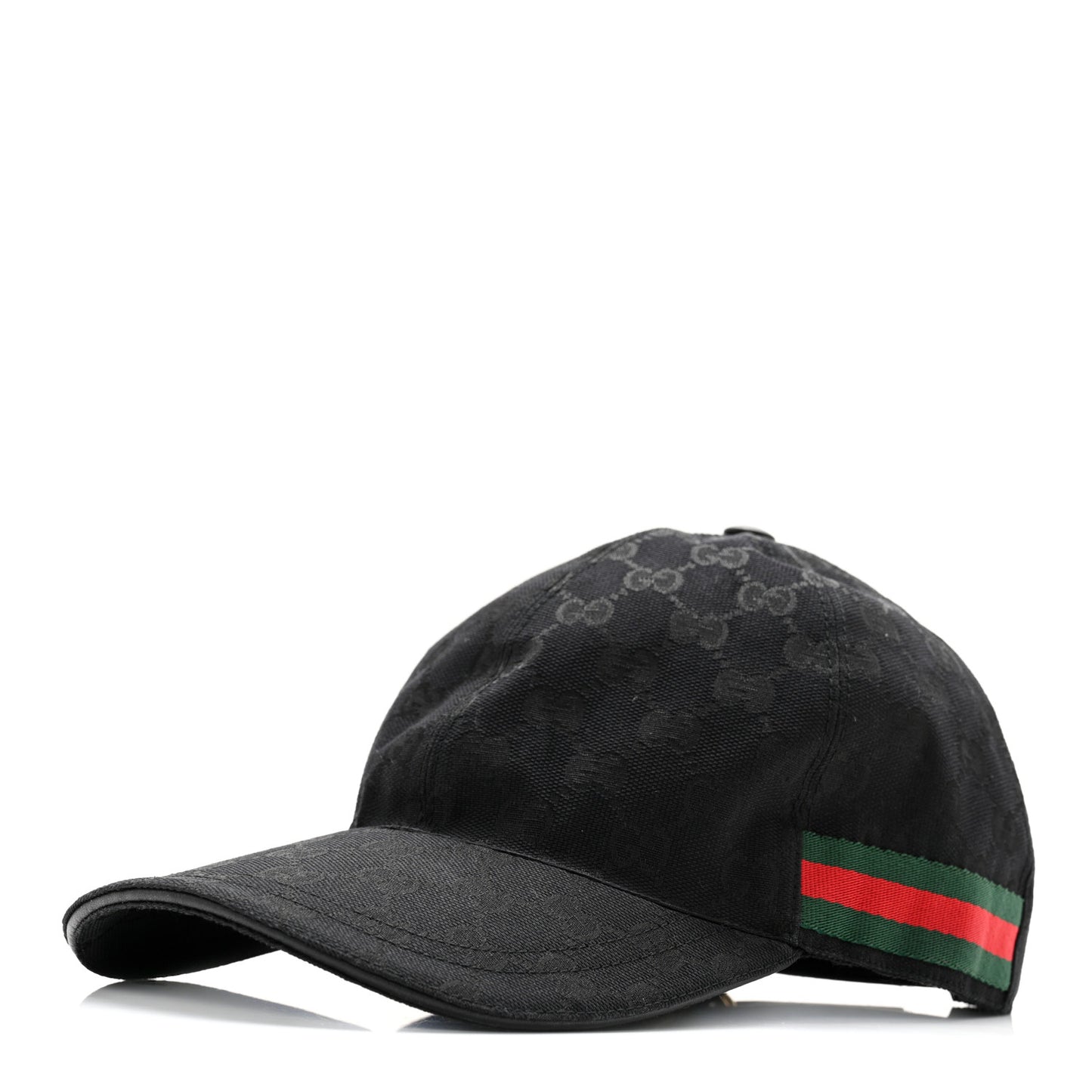 Monogram Web Baseball Hat S Black